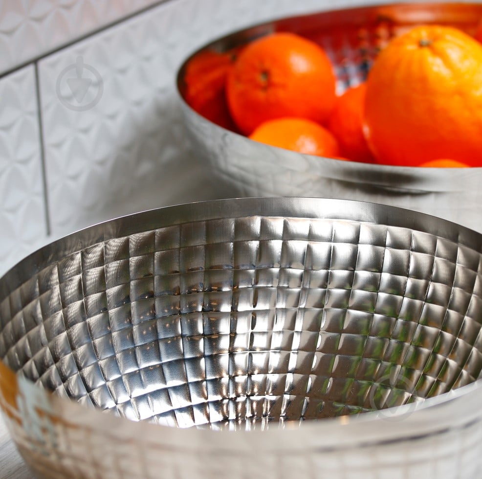 Блюдо сервировочное Inari для подачи Silver 32 см - фото 2