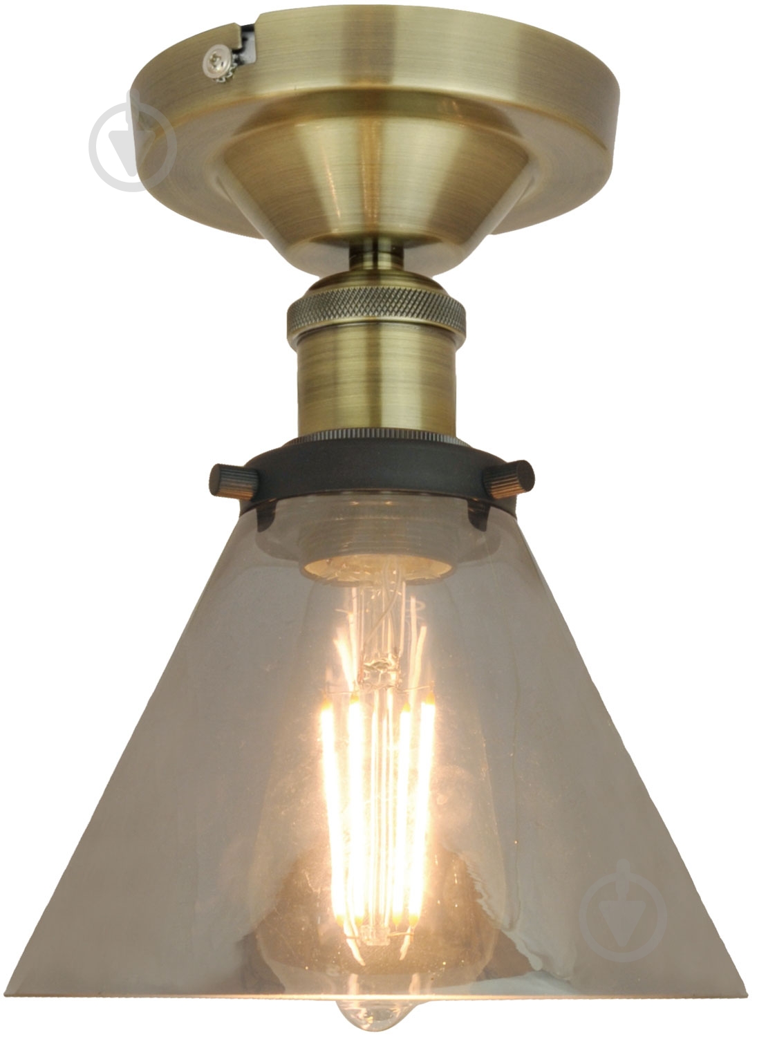 Подвес Laguna Lighting 89359-01 1x60 Вт E27 латунь - фото 1