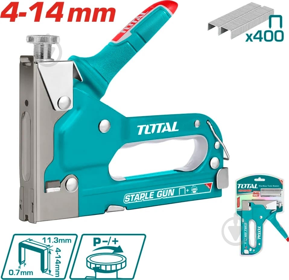 Степлер TOTAL® THT311425 - фото 2 Степлер TOTAL® THT311425 - фото 2