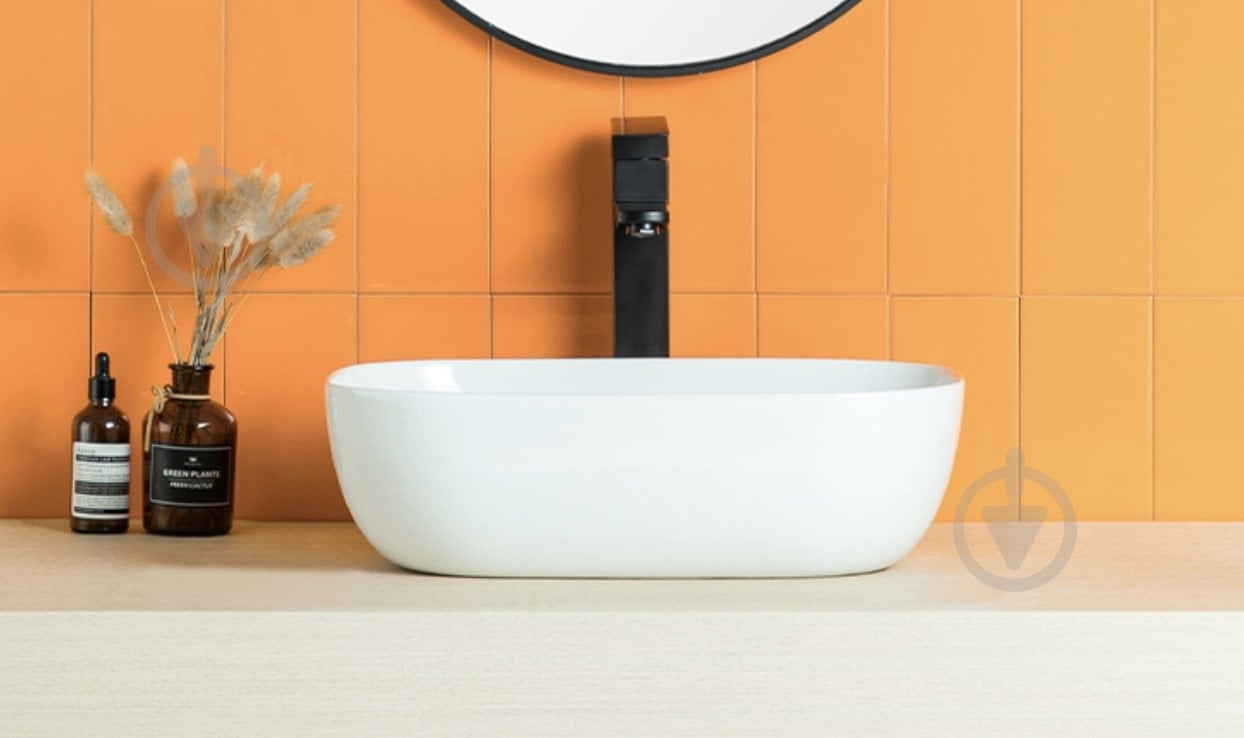 Умивальник Mixxen Guava білий 45,5x32x13,5см MXWE0818 - фото 5 Умивальник Mixxen Guava білий 45,5x32x13,5см MXWE0818 - фото 5