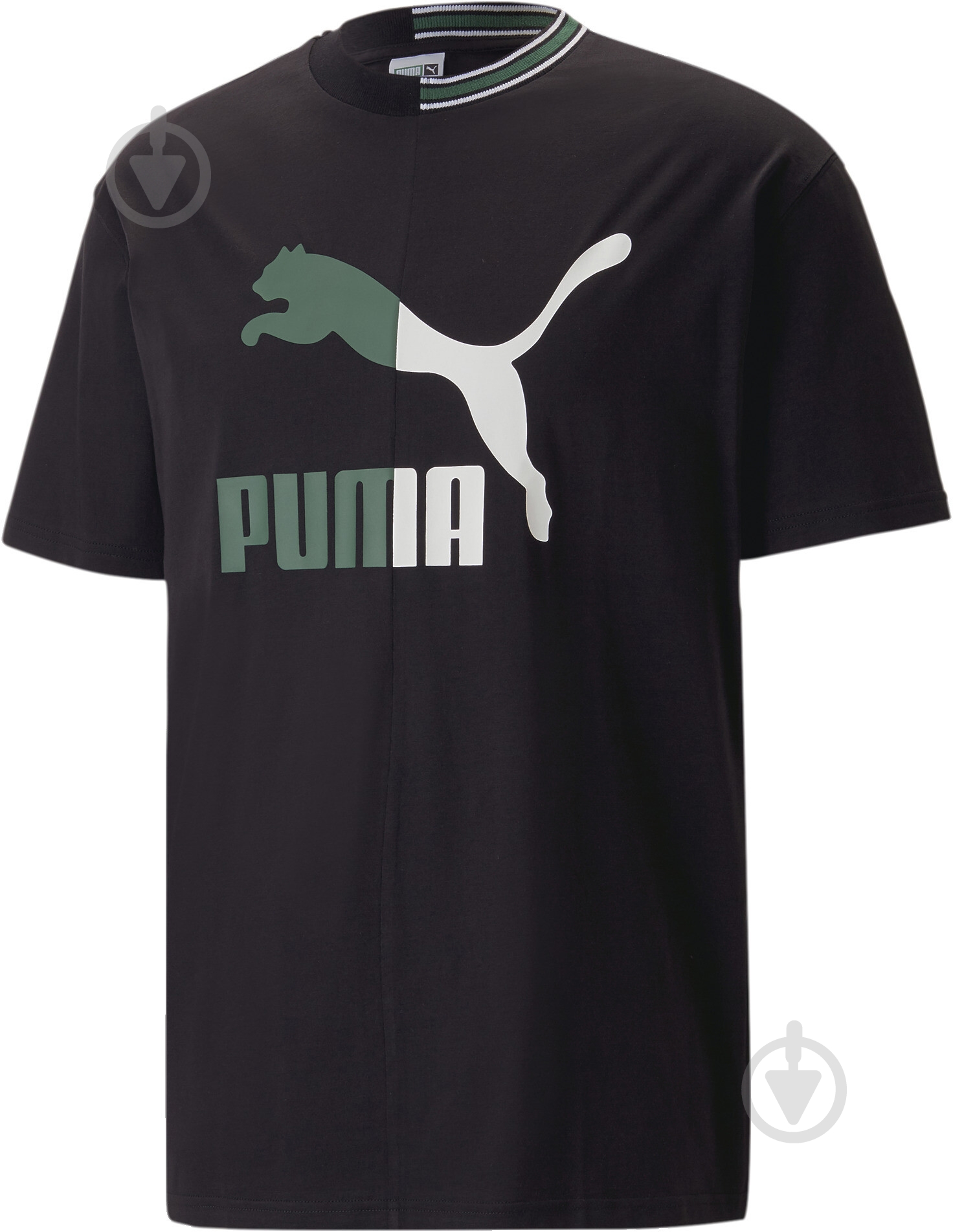 Футболка Puma CLASSICS ARCHIVE REMASTER TEE 53829601 р.M черный - фото 1