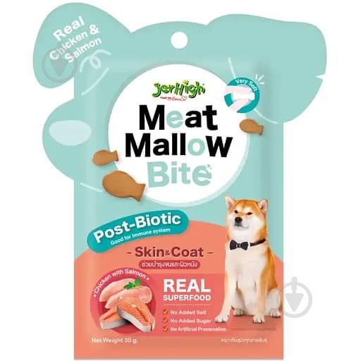 Лакомство JerHigh курица и лосось 30 г - фото 1