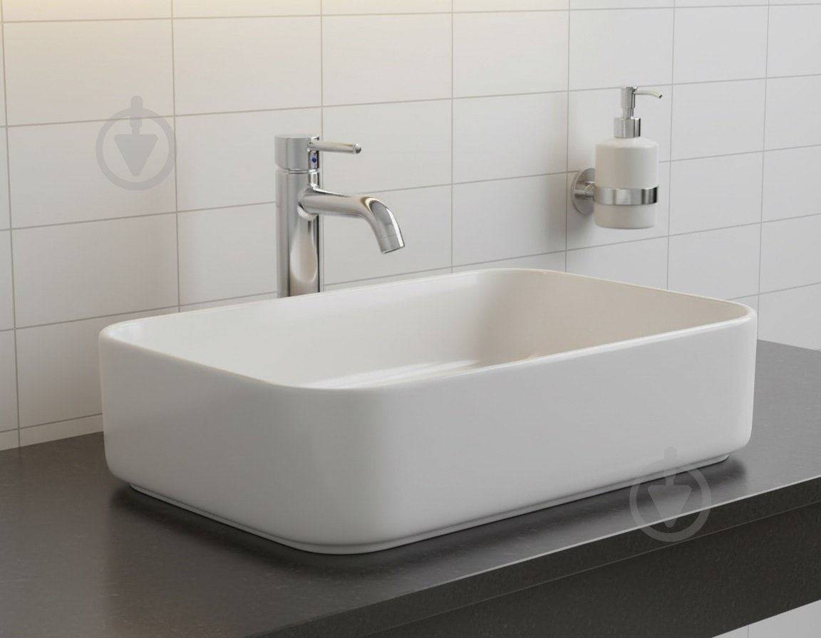 Умывальник Mixxen Trion белый 50x40x13,5см MXWE0820 - фото 4