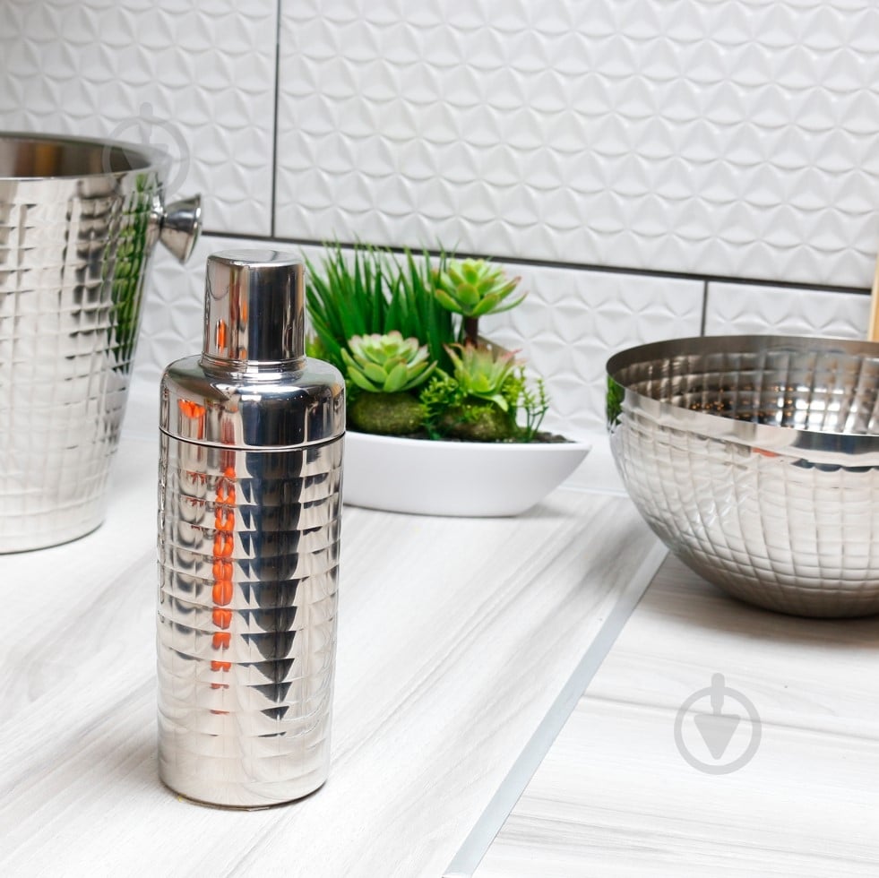 Блюдо сервировочное Inari Silver 25 см - фото 6