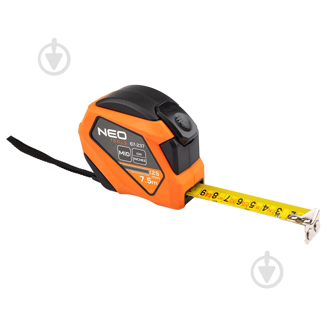 Рулетка NEO tools 67-237 7,5 м x 25 мм - фото 1