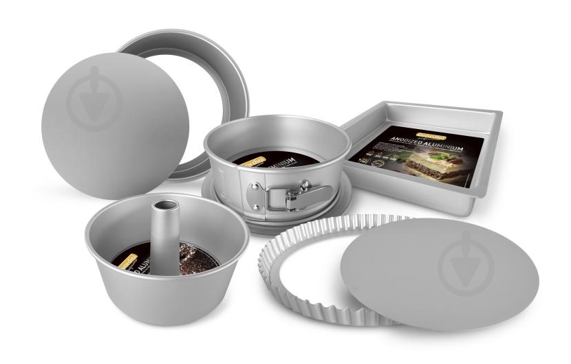 Форма для выпекания Guardini круглая со съемным дном Professional 26x7,5 см - фото 4 Форма для выпекания Guardini круглая со съемным дном Professional 26x7,5 см - фото 4