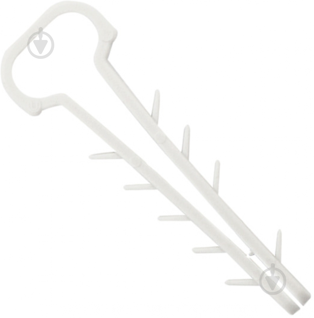 Дюбель быстрого монтажа для кабеля Smart X 2x2,5 мм плоский 25 шт. белый - фото 2