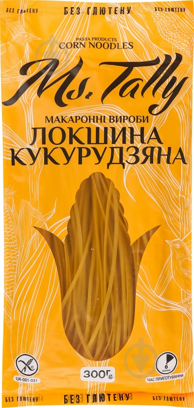 Лапша Ms.Tally кукурузная 300 г - фото 1