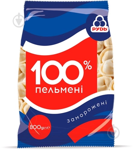 Пельмени Рудь 100% Хуторок 800 - фото 1