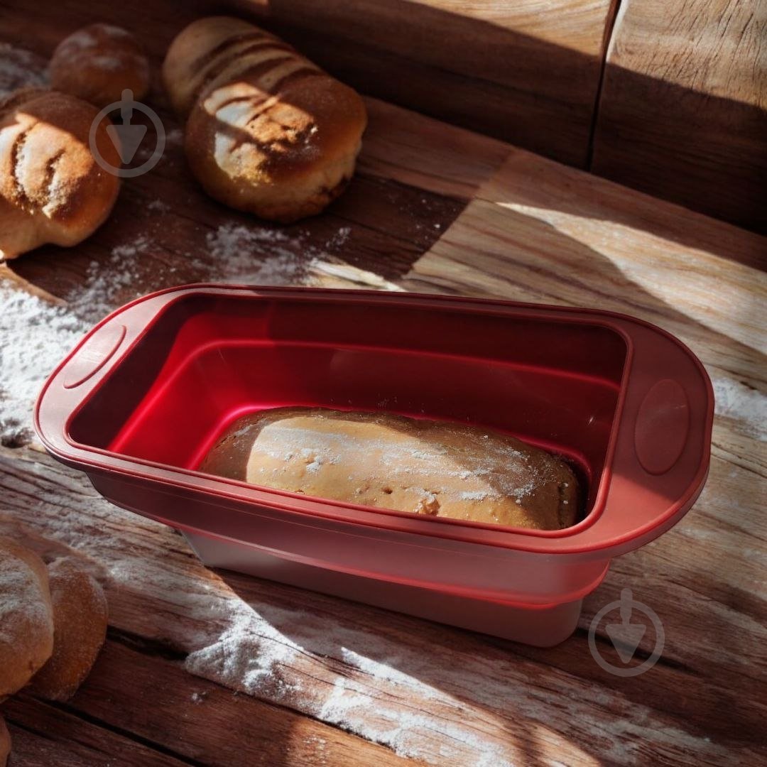 Форма для випічки Profsil Хліб 29х13х11,5 см коричнева - фото 2