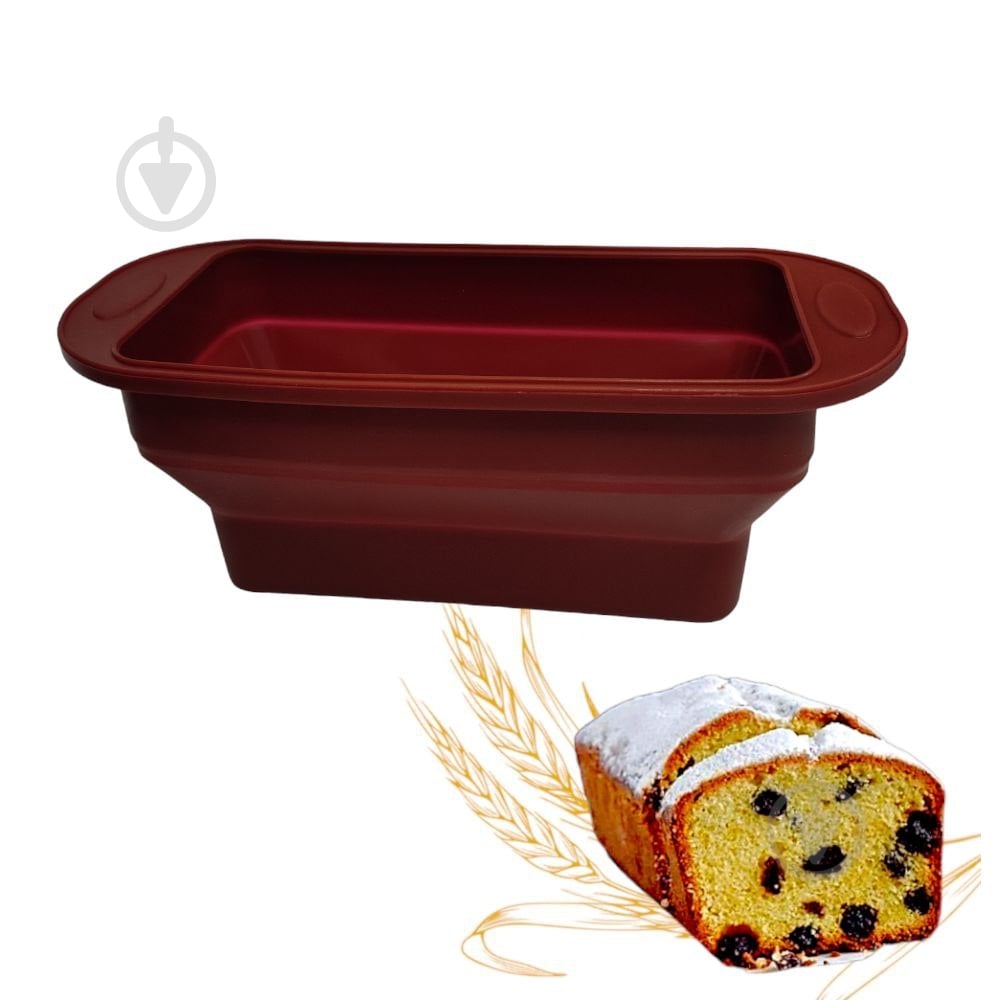 Форма для випічки Profsil Хліб 29х13х11,5 см коричнева - фото 3