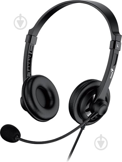 Гарнітура Genius HS-230U black (31710021400) - фото 1 Гарнітура Genius HS-230U black (31710021400) - фото 1