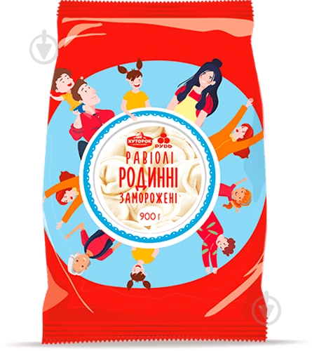 Равиоли Рудь Семейные Хуторок 900 г - фото 1 Равиоли Рудь Семейные Хуторок 900 г - фото 1