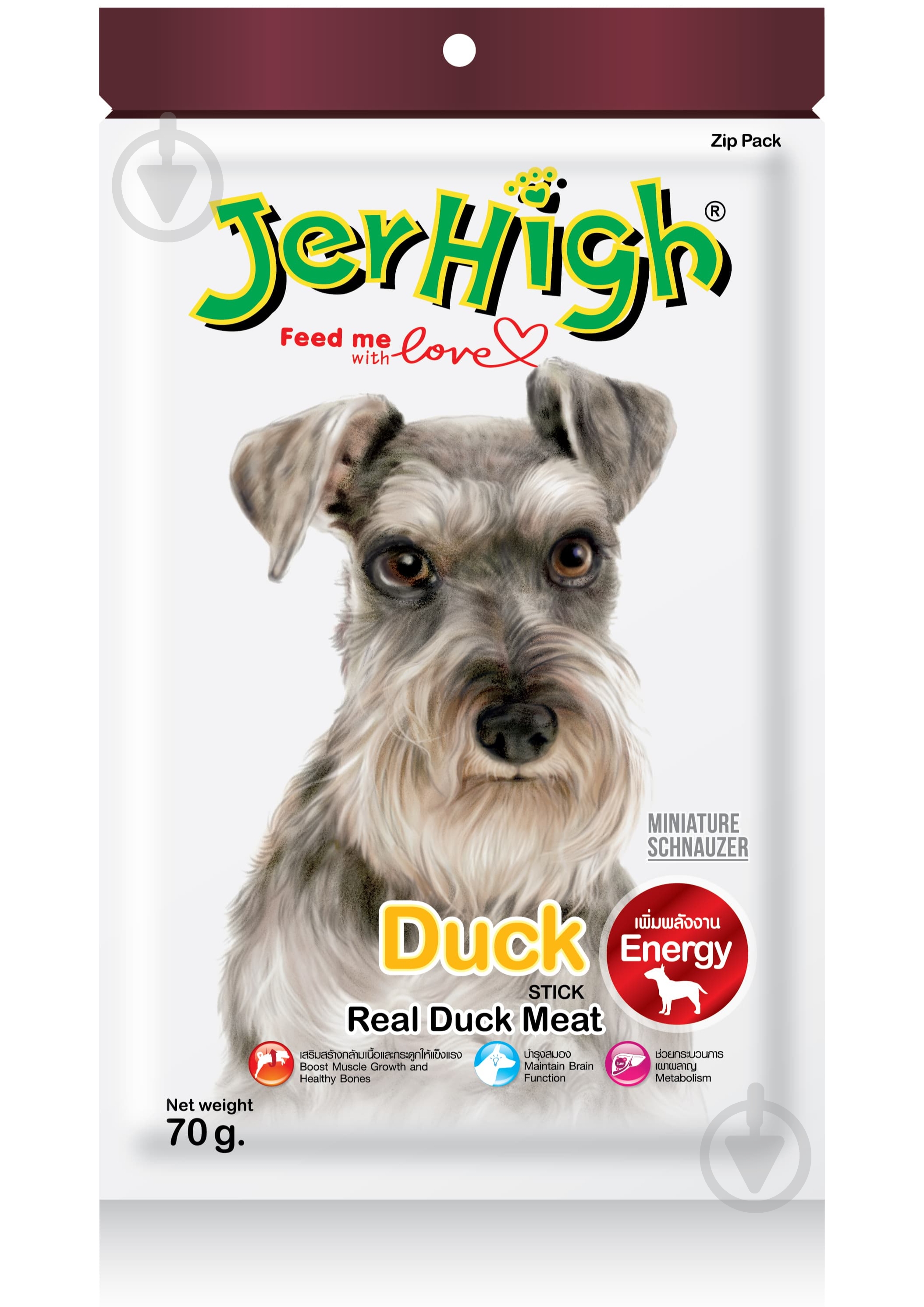 Лакомство JerHigh палочки с курицей и уткой 70 г - фото 1 Лакомство JerHigh палочки с курицей и уткой 70 г - фото 1