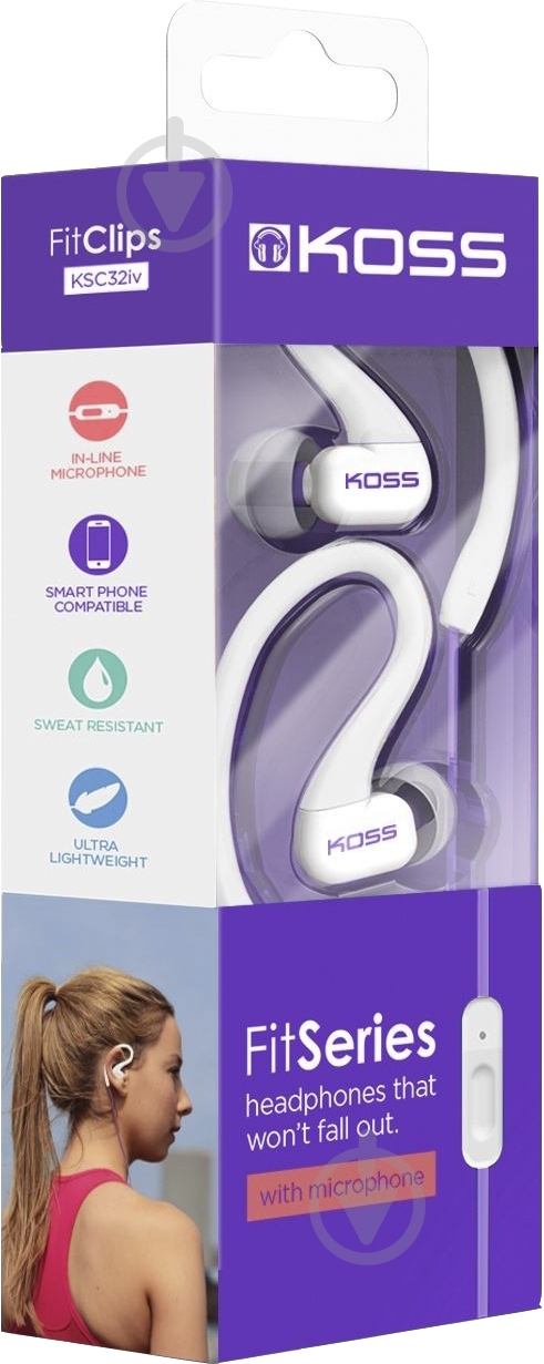 Гарнитура Koss KSC32i purple - фото 2