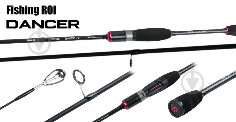 Спиннинговое удилище Fishing ROI Dancer 1-10g 2.30m - фото 1 Спиннинговое удилище Fishing ROI Dancer 1-10g 2.30m - фото 1