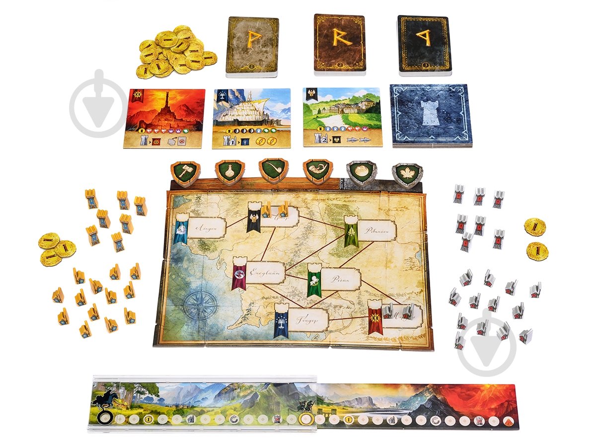 Игра настольная Ігромаг Властелин колец. Дуэль за Средиземье 8091 - фото 6