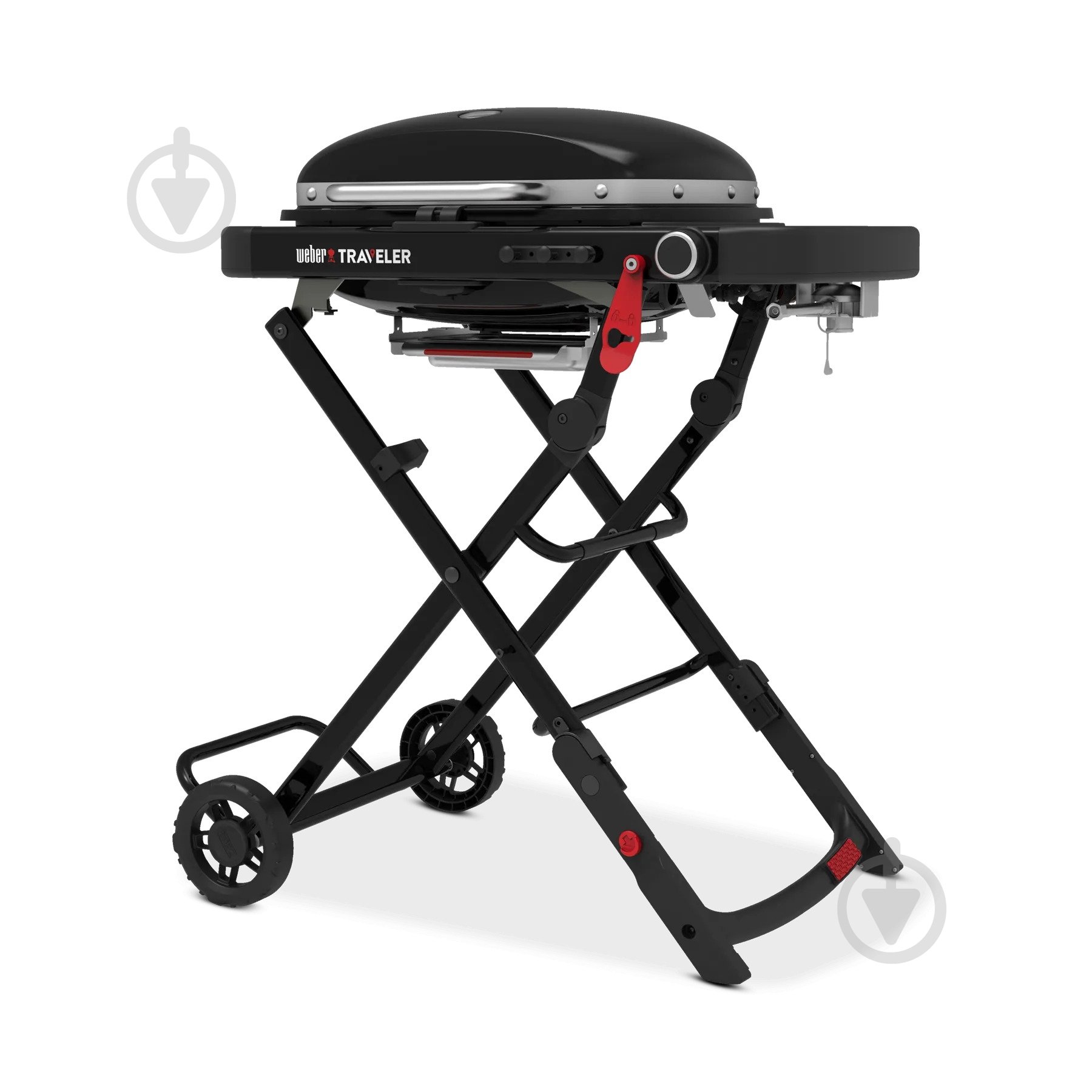 Гриль газовий Weber Traveler Compact Portable, чорний - фото 1