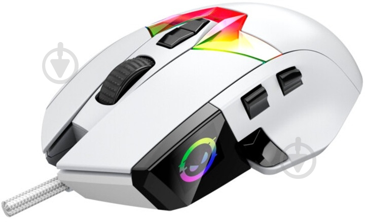 Мышка LORGAR MSP80 Wired Gaming Mouse Pro white (LRG-MSP80-WH) - фото 18