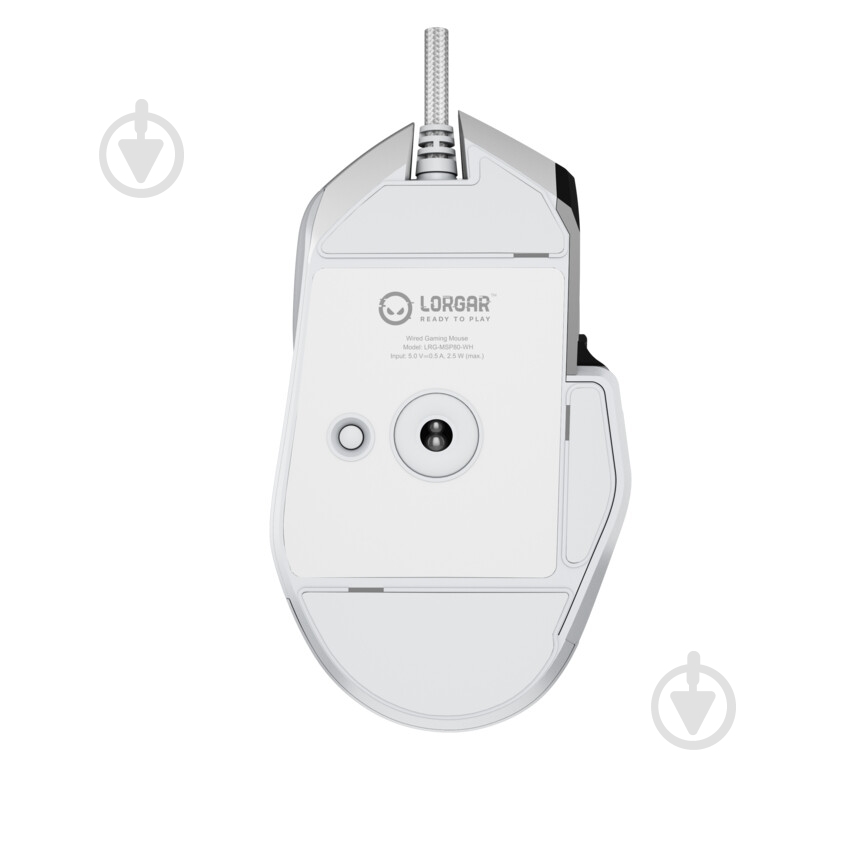Мышка LORGAR MSP80 Wired Gaming Mouse Pro white (LRG-MSP80-WH) - фото 17