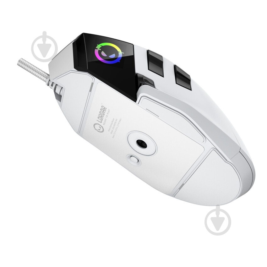 Мышка LORGAR MSP80 Wired Gaming Mouse Pro white (LRG-MSP80-WH) - фото 16
