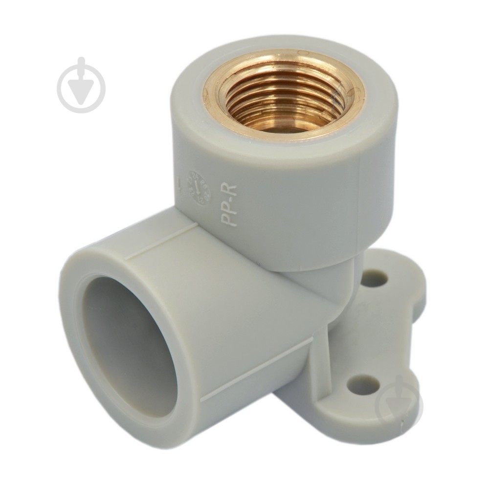 Колено Prawtech PP-R для сантехприладов Ø25 x 1/2" ВР - фото 1 Колено Prawtech PP-R для сантехприладов Ø25 x 1/2" ВР - фото 1