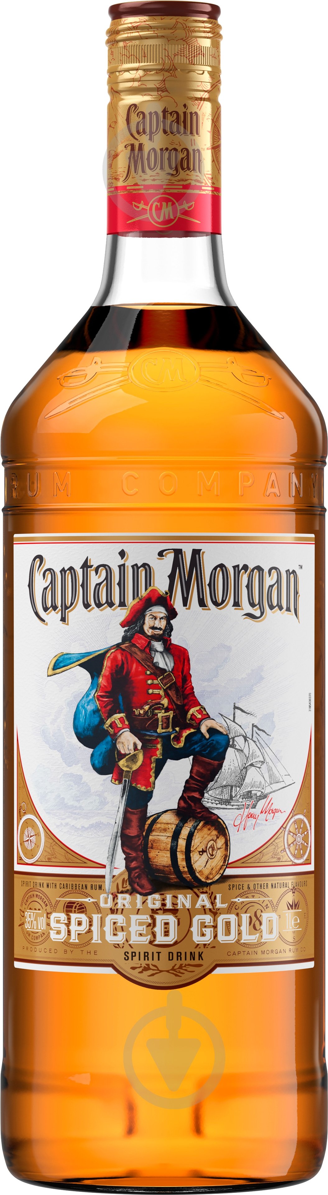 Напій ромовий Captain Morgan Spiced Gold 1 л - фото 1