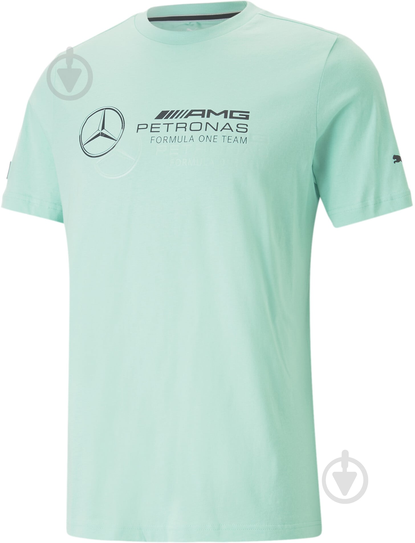 Футболка Puma MAPF1 LOGO TEE 53848208 р.S бірюзовий - фото 1 Футболка Puma MAPF1 LOGO TEE 53848208 р.S бірюзовий - фото 1