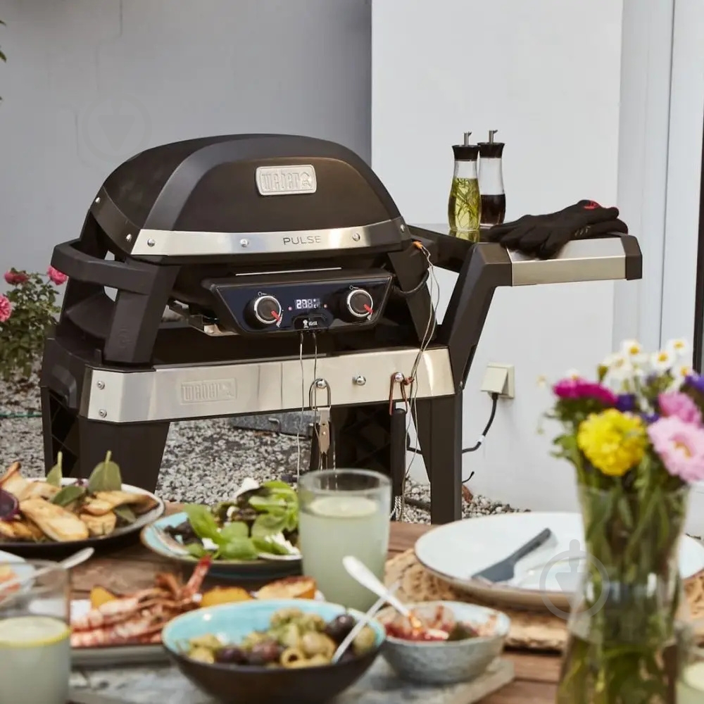 Гриль электрический Weber Pulse 2000 с подставкой - фото 4 Гриль электрический Weber Pulse 2000 с подставкой - фото 4