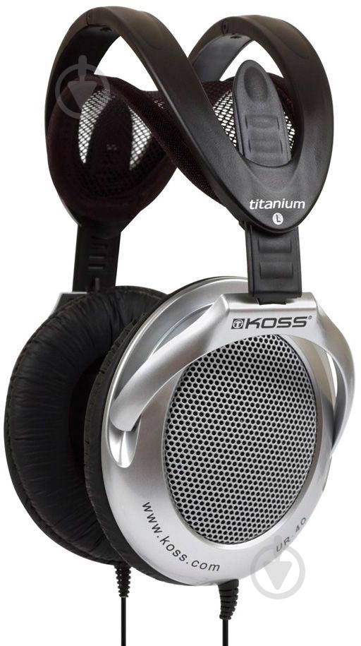 Наушники Koss UR40 black/silver - фото 1