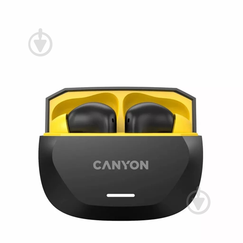 Навушники Canyon Hexagon 7 black/yellow (CNS-TWS7BY) - фото 2