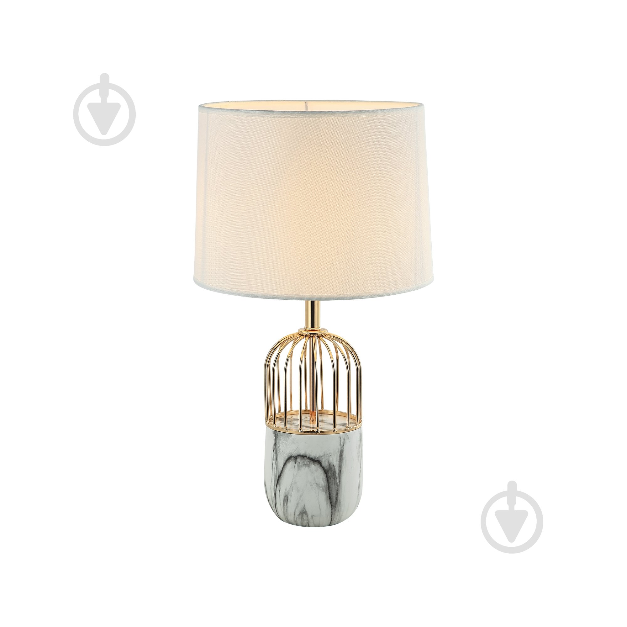 ВІТРИНА! Настільна лампа Vio Concept Solen big 1x40 Вт E27 білий/французьке золото 80410-02-TB1-SW - фото 1 ВІТРИНА! Настільна лампа Vio Concept Solen big 1x40 Вт E27 білий/французьке золото 80410-02-TB1-SW - фото 1