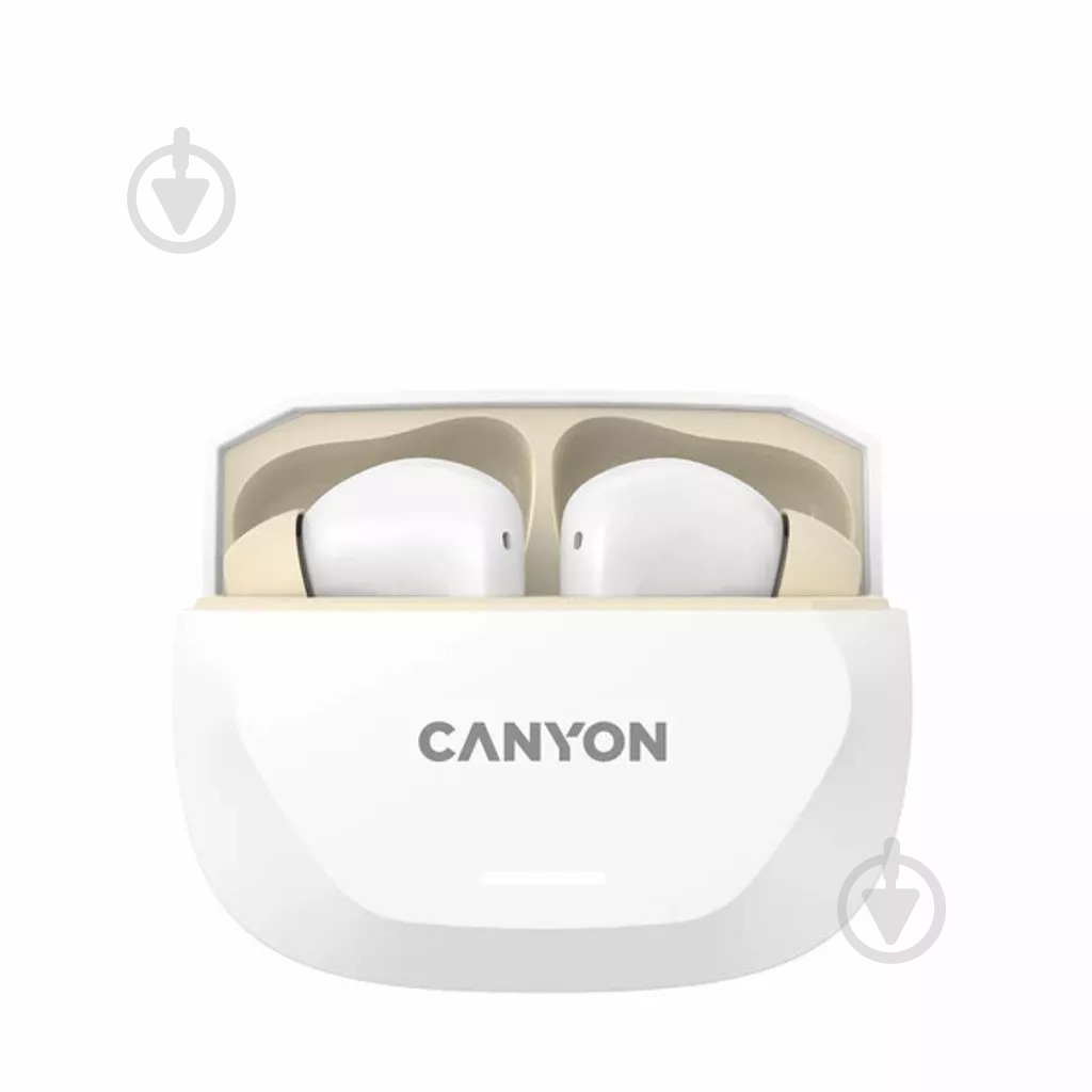 Навушники Canyon Hexagon 7 white/beige (CNS-TWS7WB) - фото 2