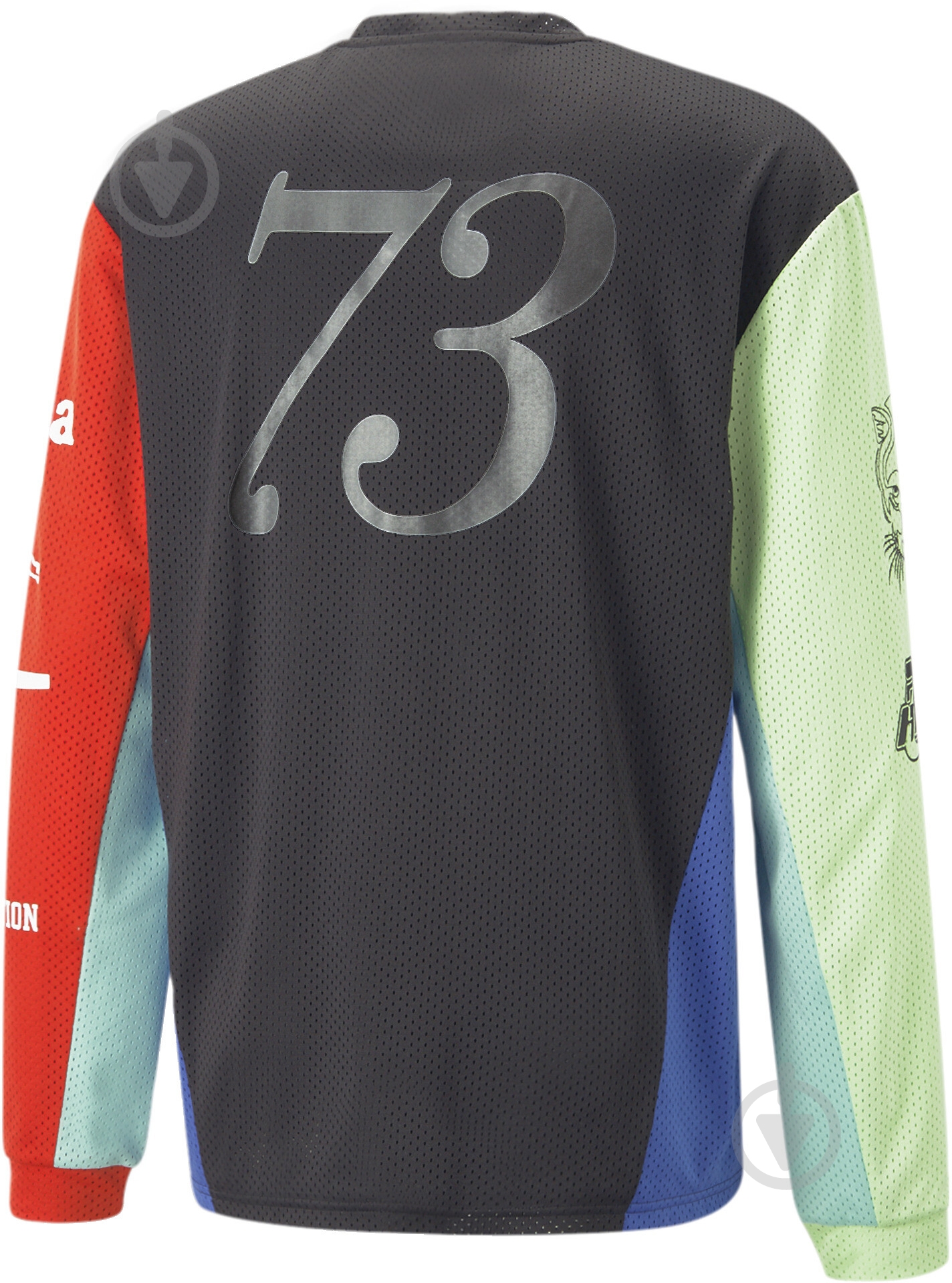 Свитшот Puma INSIDE CUT JERSEY 53853301 р. S черный - фото 2