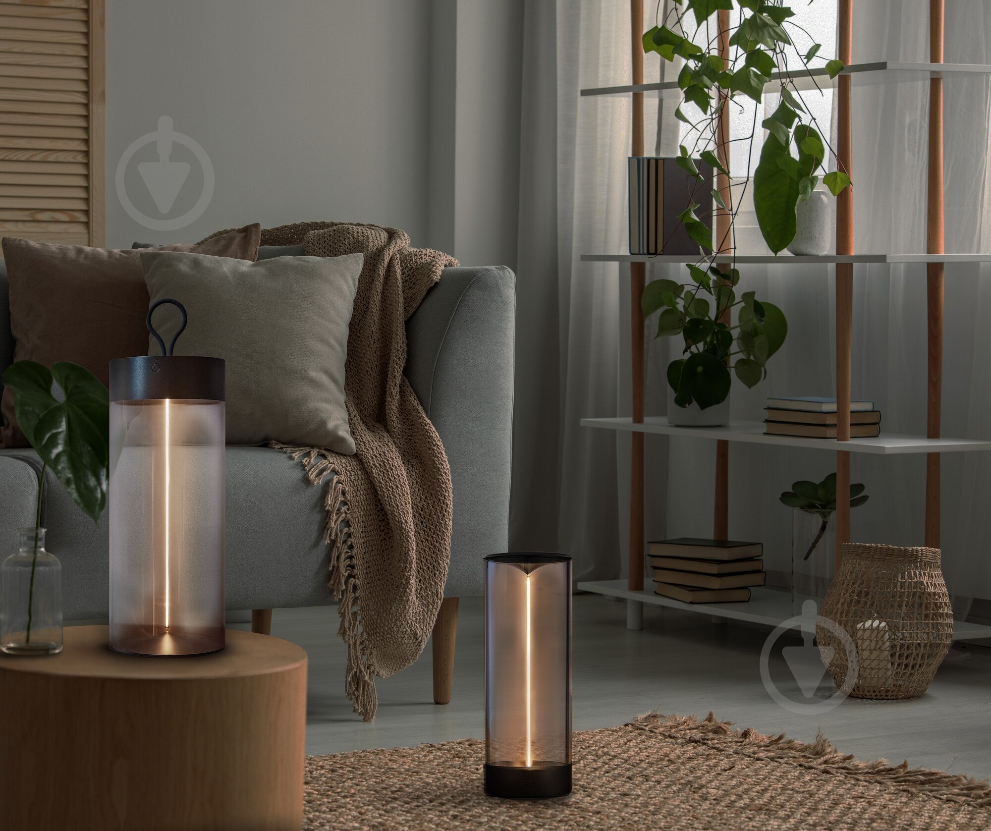 ВИТРИНА! Настольная лампа декоративная Ledvance FILAMENT FLOOR аккумуляторная 320 мм 2700К DIM 1,2 Вт графит - фото 9