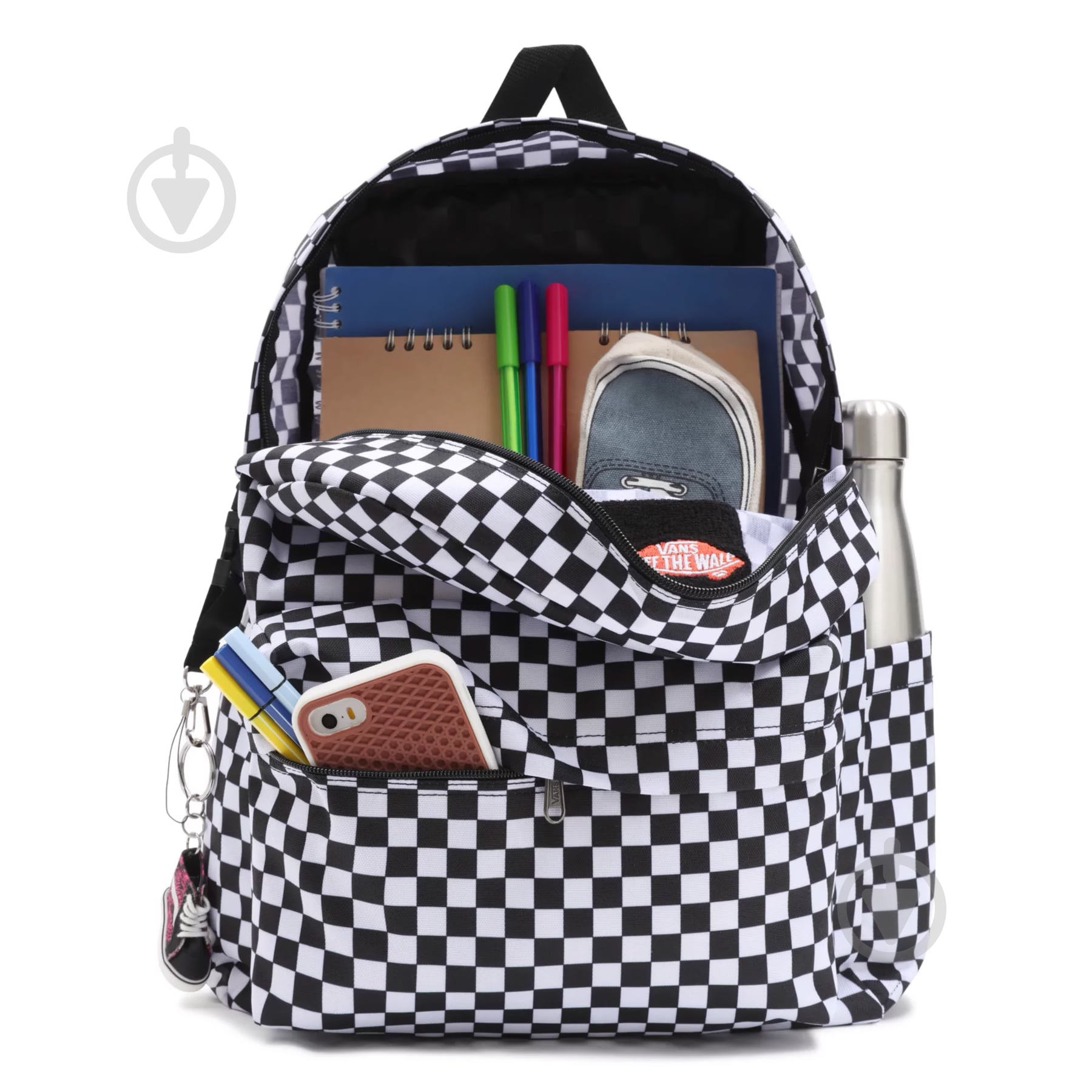 Рюкзак Vans OLD SKOOL DROP V BACKPACK VN0A5KHRY281 22 л черно-белый - фото 2