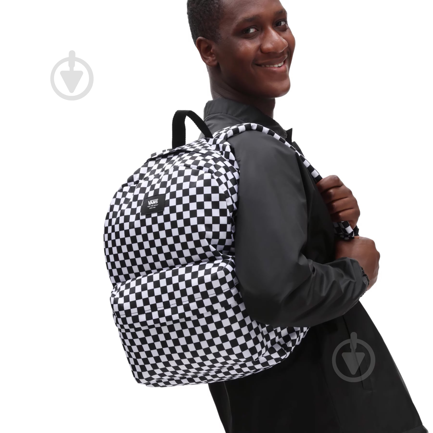 Рюкзак Vans OLD SKOOL DROP V BACKPACK VN0A5KHRY281 22 л черно-белый - фото 5