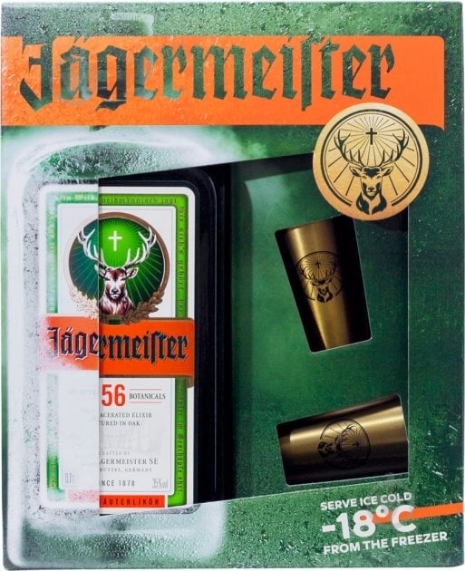 Набор подарочный Jagermeister 35% 0.7 л (сувенирный набор) 0,7 л - фото 2 Набор подарочный Jagermeister 35% 0.7 л (сувенирный набор) 0,7 л - фото 2