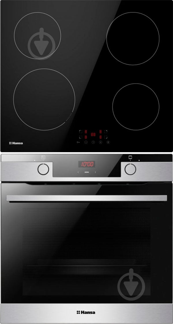 Комплект встраиваемой техники Hansa поверхность индукционная BHI68369 + духовой шкаф BOEIS694097 - фото 1 Комплект встраиваемой техники Hansa поверхность индукционная BHI68369 + духовой шкаф BOEIS694097 - фото 1