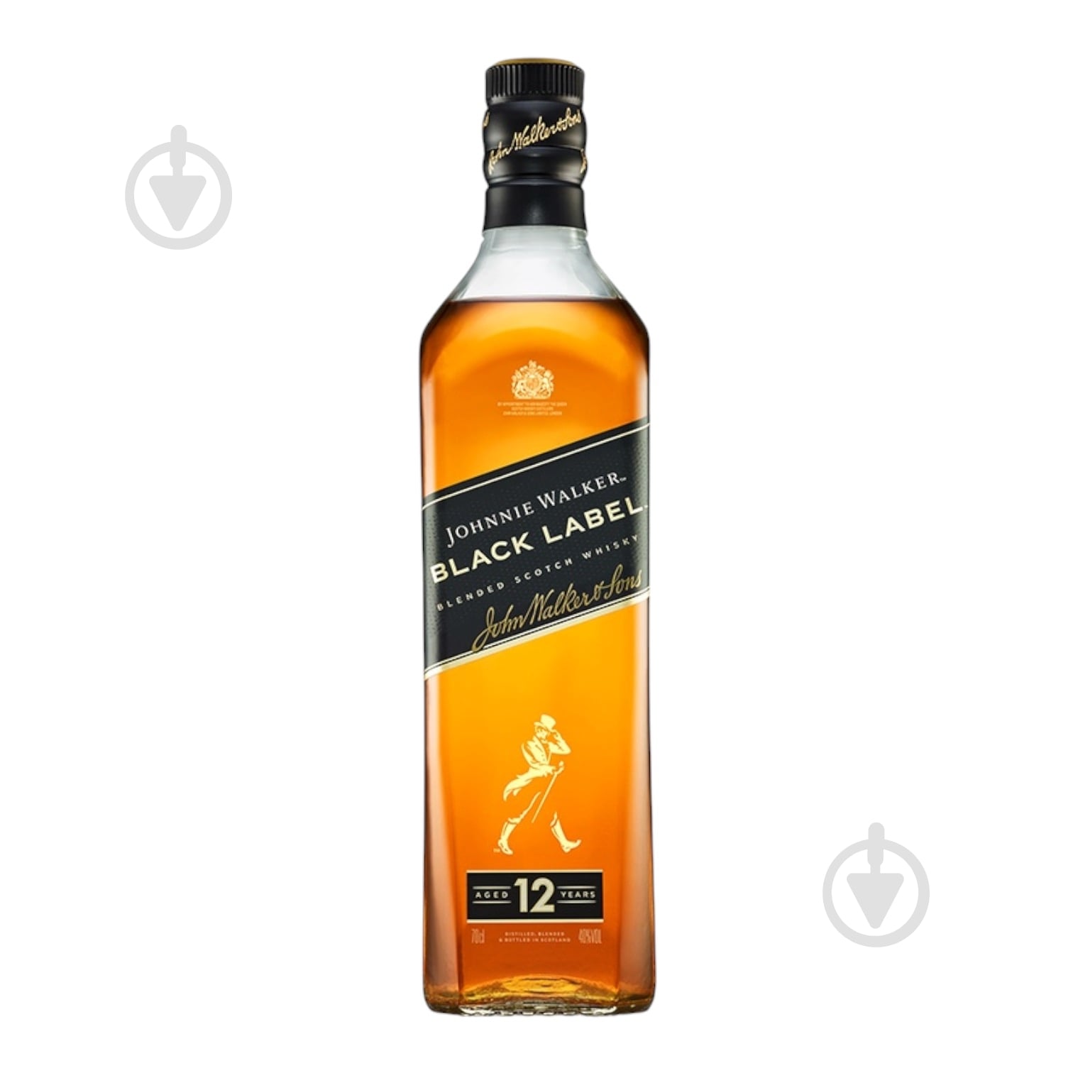Виски Johnnie Walker Black label 12 лет выдержки 0,7 л - фото 1