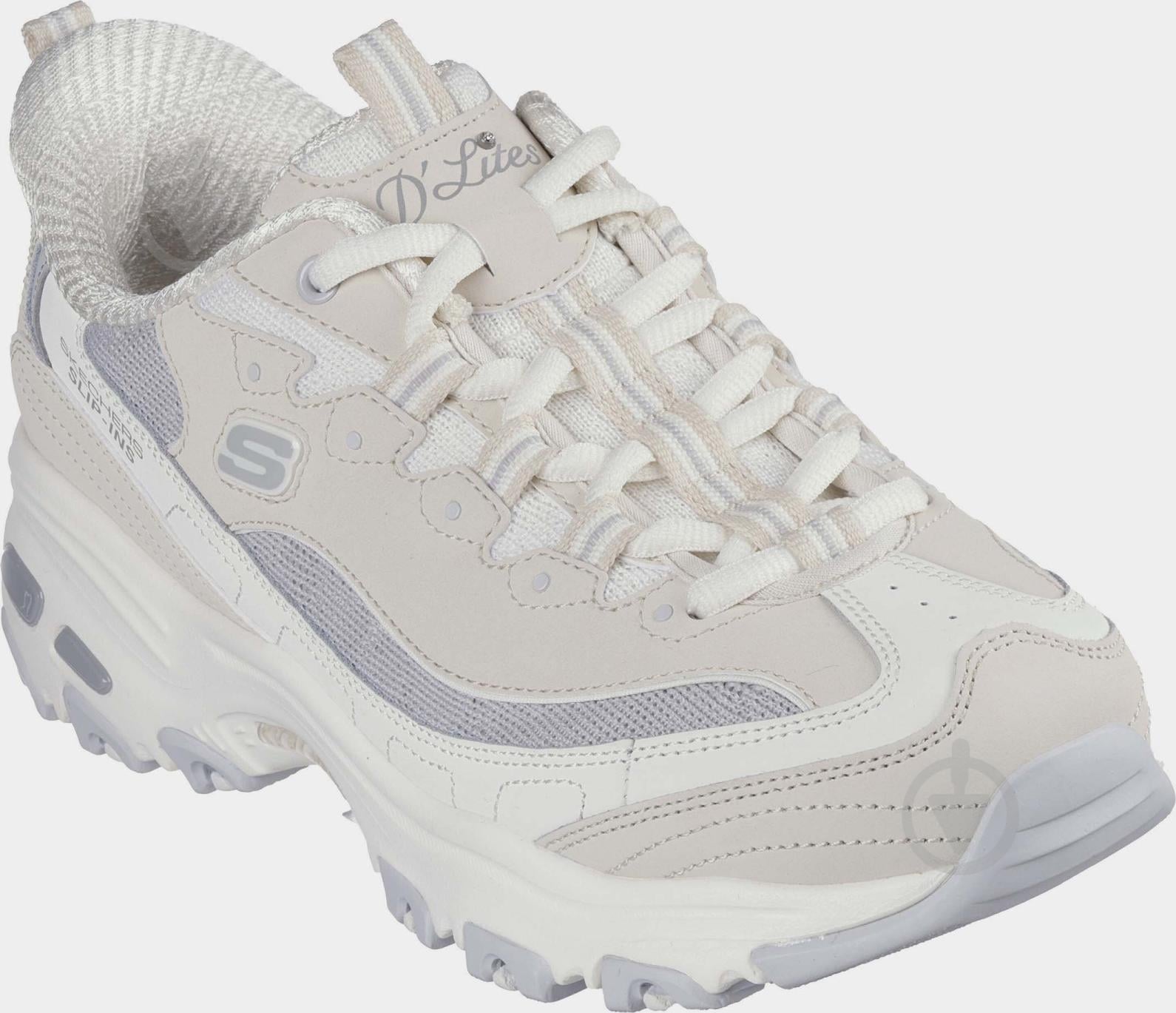 Кросівки жіночі Skechers D'LITES 150537-NTGY р.39 бежеві - фото 3 Кросівки жіночі Skechers D'LITES 150537-NTGY р.39 бежеві - фото 3