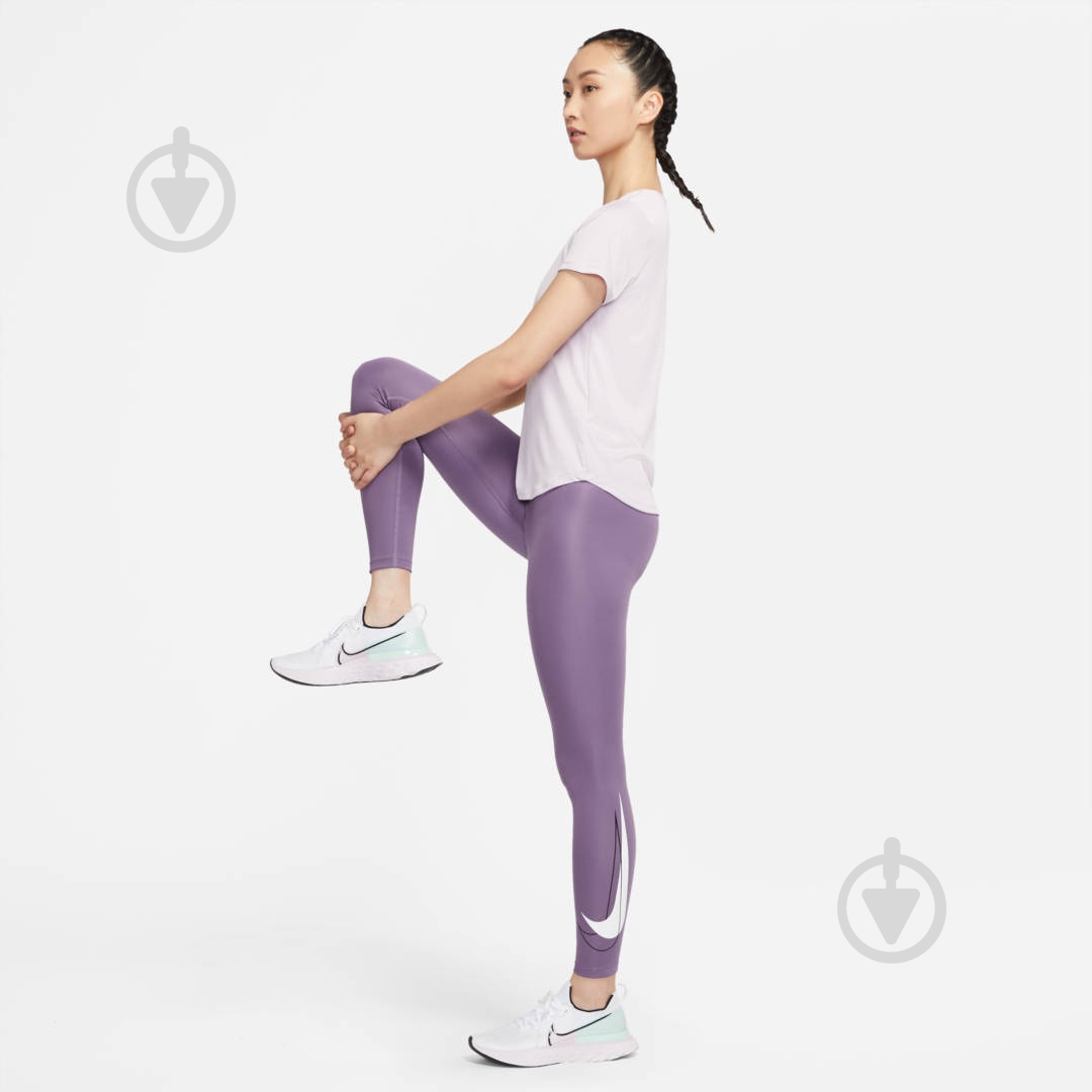 Лосини Nike W NK DF SWSH RUN 7/8 TGT DD5278-574 р.XL фіолетовий - фото 8