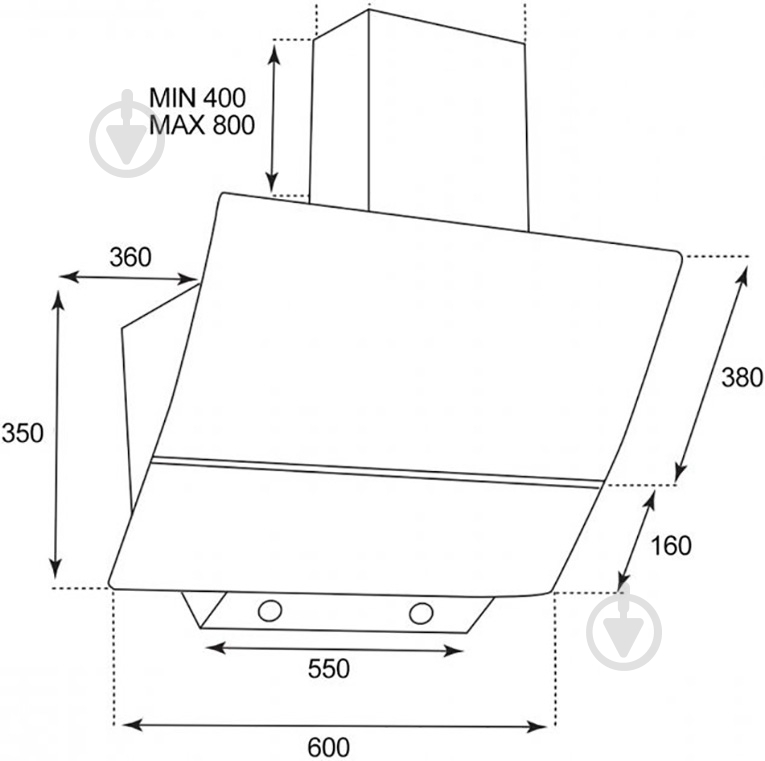 Вытяжка Grunhelm GVN 1030 BX - фото 8