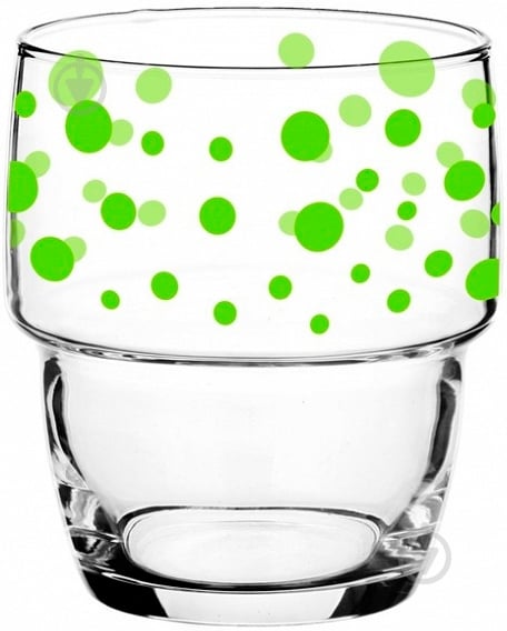 Стакан Glasmark Green Dots 68-0067-0200-4313-20 200 мл 1 шт. - фото 1