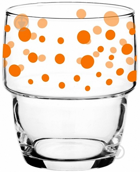 Склянка Glasmark Orange Dots 68-0067-0200-4313-19 200 мл 1 шт. - фото 1 Склянка Glasmark Orange Dots 68-0067-0200-4313-19 200 мл 1 шт. - фото 1