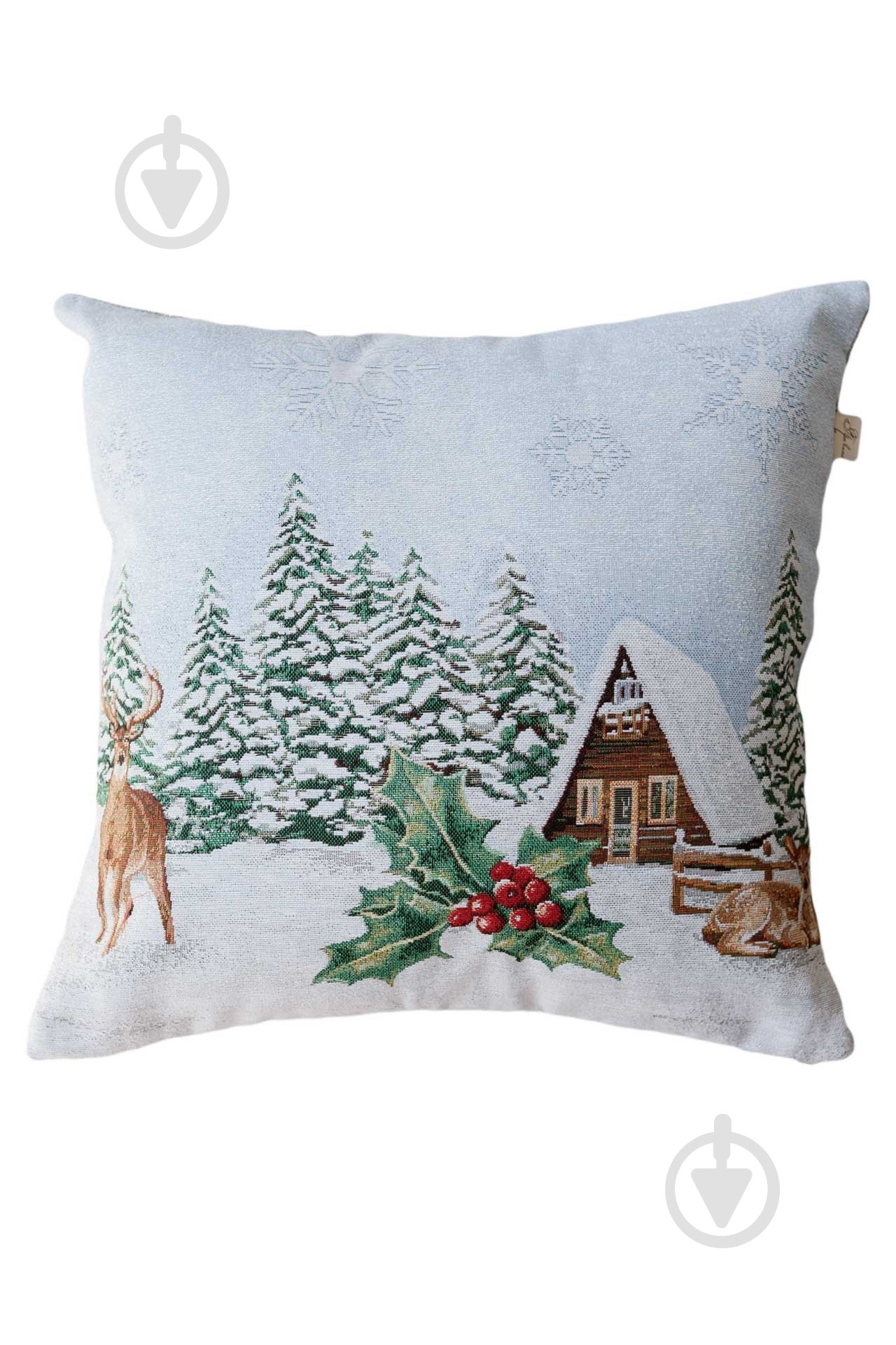 Подушка гобеленова Олені SQUIRREL 45x45 см Прованс - фото 1 Подушка гобеленова Олені SQUIRREL 45x45 см Прованс - фото 1