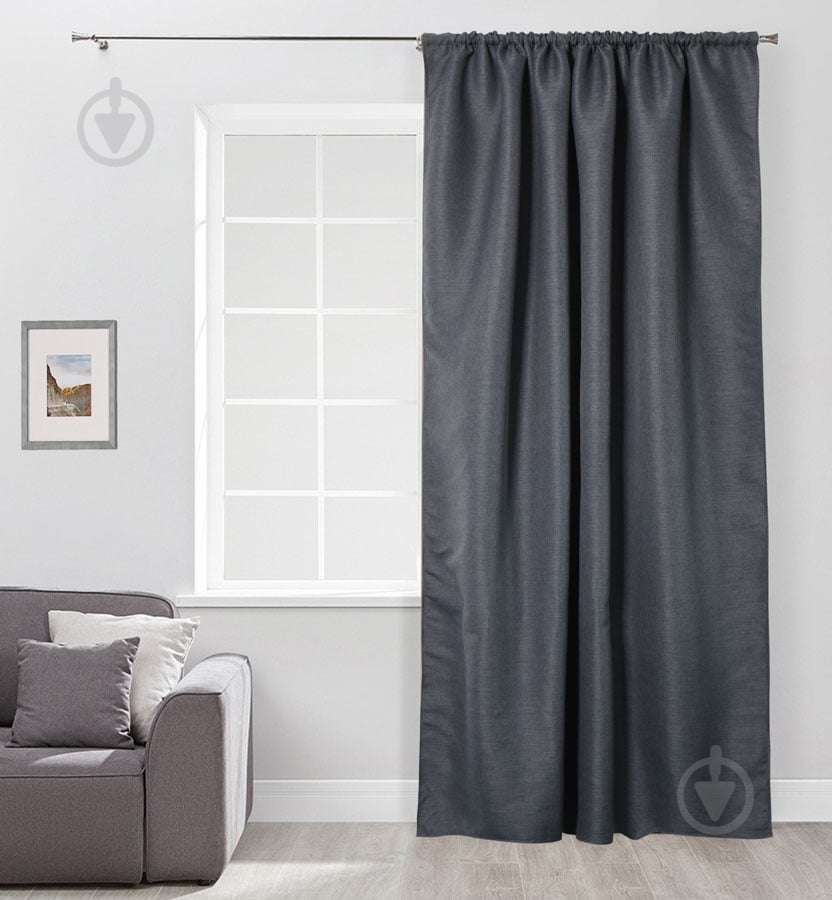 Штора Блекаут серая La Nuit - фото 2 Штора Блекаут серая La Nuit - фото 2