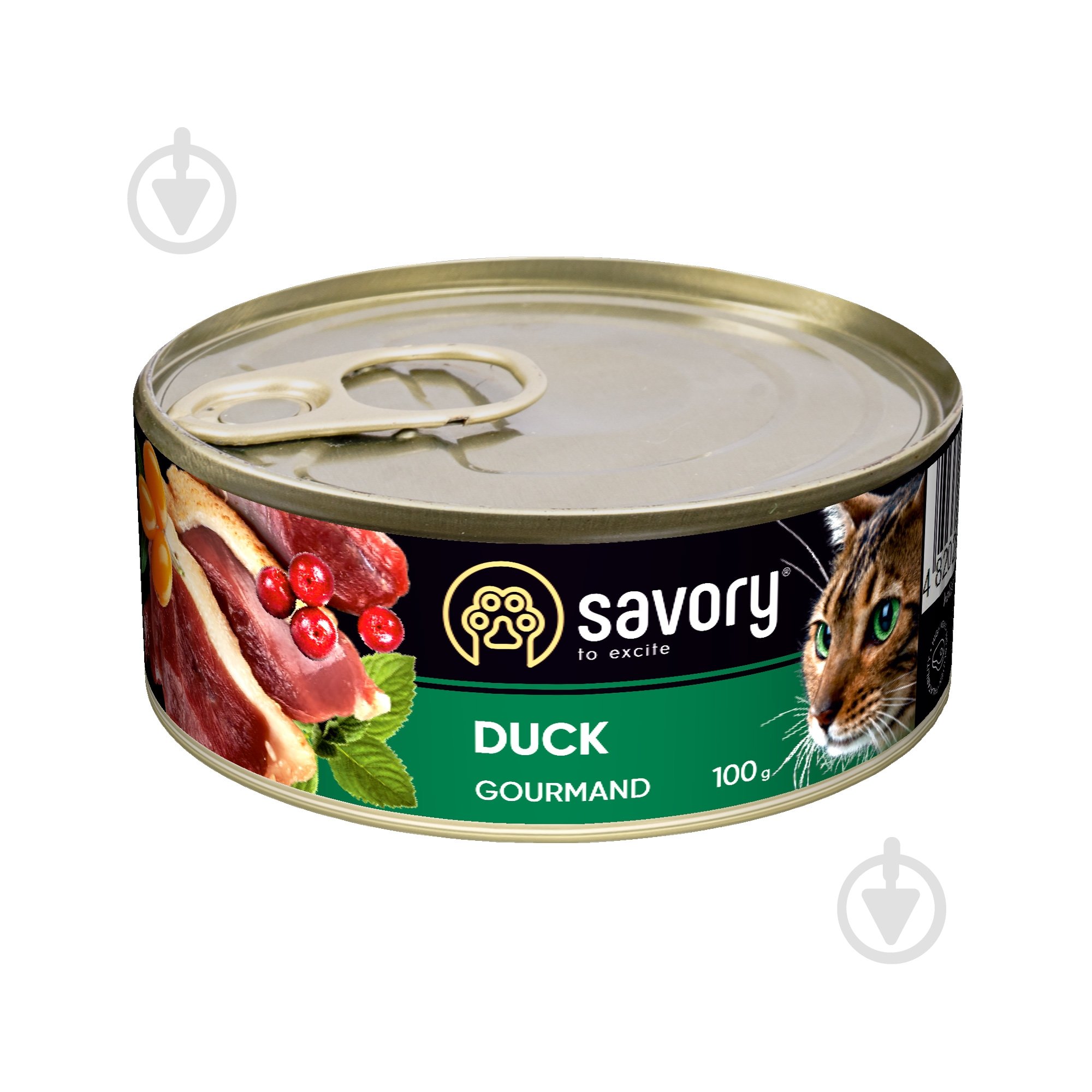 Консерва для котів Savory качка 100 г - фото 1 Консерва для котів Savory качка 100 г - фото 1