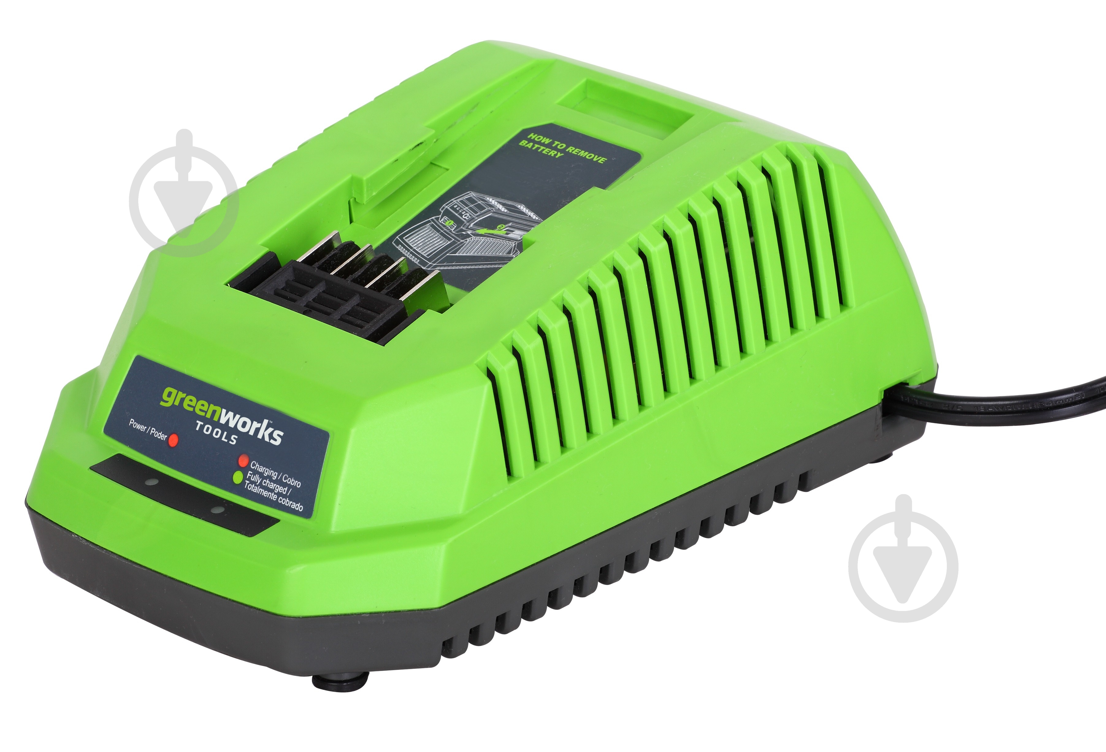 Зарядное устройство GreenWorks универсальное G40C/G40UC (2904607/2910907) - фото 3 Зарядное устройство GreenWorks универсальное G40C/G40UC (2904607/2910907) - фото 3