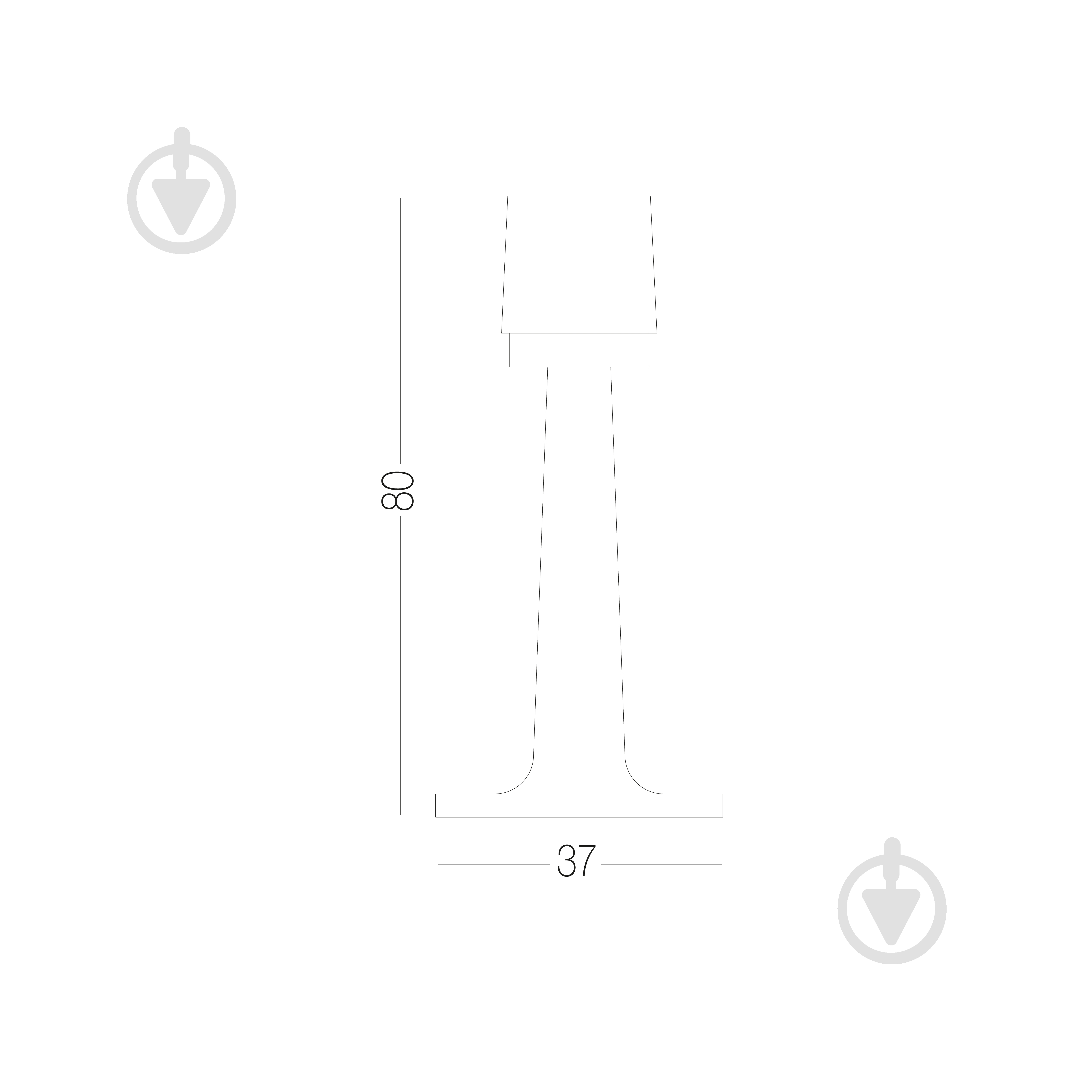 Стопор дверний MVM M-40 black чорний - фото 2